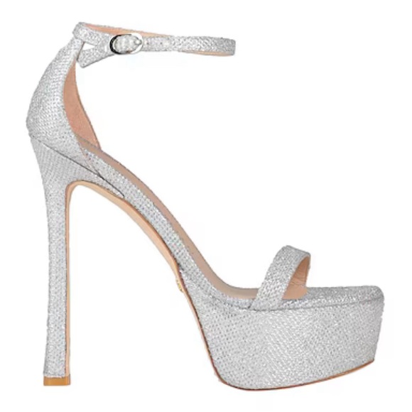 STUART WEITZMAN Tall Mettalic Heels. - Picture 2 of 15